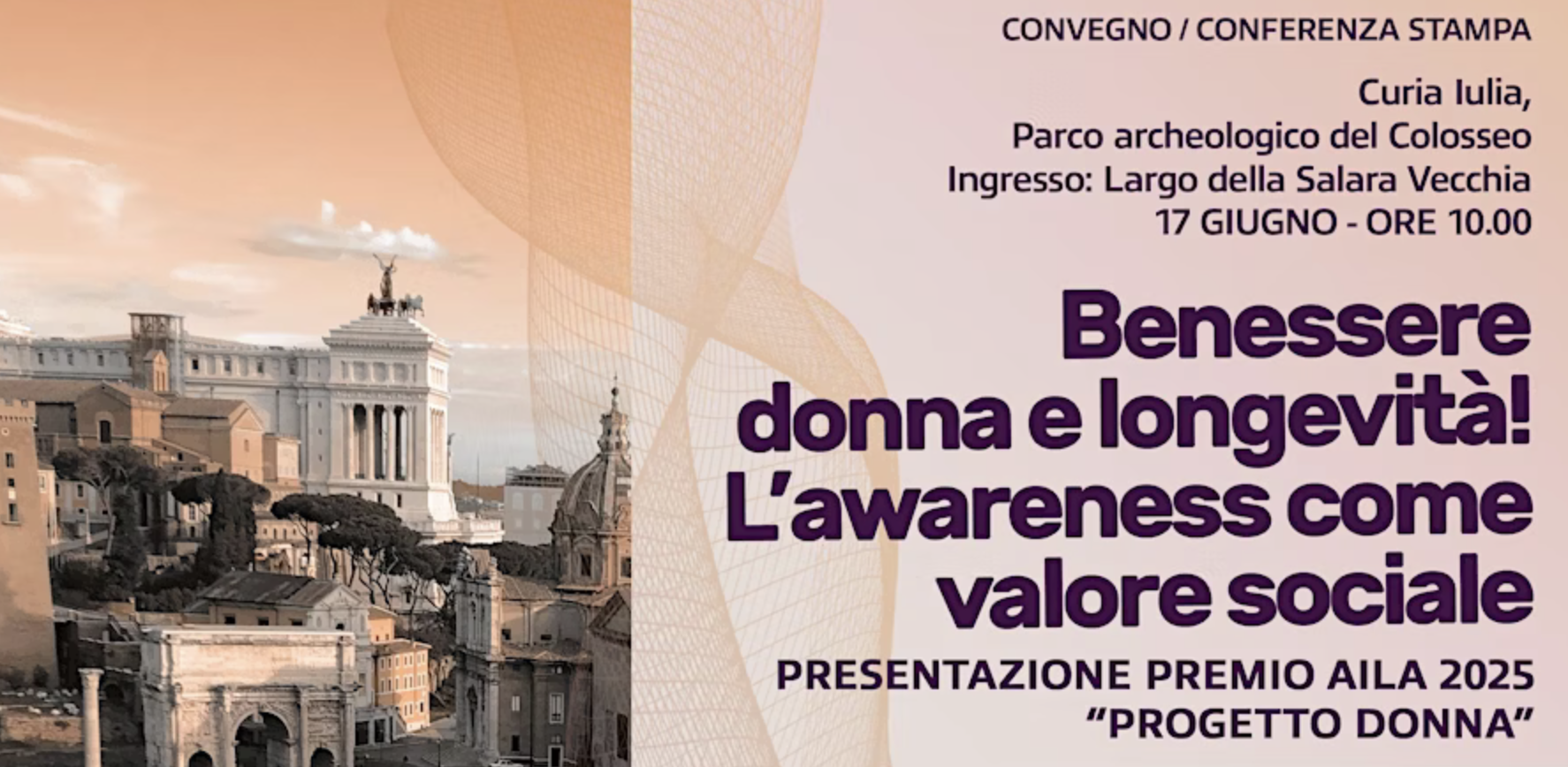 Benesssere, donna e longevità. L'awareness come valore sociale